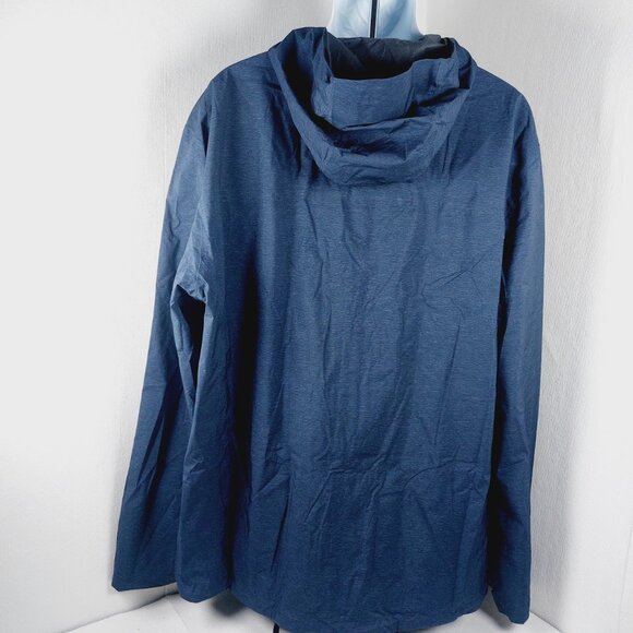 32 Degrees Cool Men’s Blue Hooded Full Zipper Windbreaker Jacket Size XXL - Picture 5 of 10